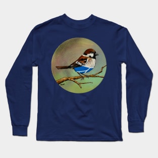 House Sparrow Wearing Over-priced Vintage Y Fronts Long Sleeve T-Shirt